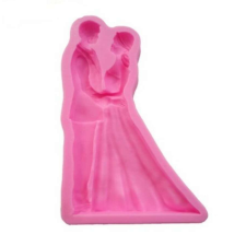  Mennyasszony és vőlegény fondant forma, szilikon, 8×13 cm sütés és főzés