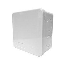 Mentavill Sima oldalú kötődoboz (85x85x50 mm) szürke kábel és adapter