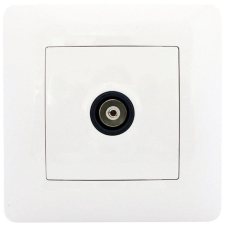  Mentavill TV- és rádiócsatlakozó Ecomax csillagpontos fehér villanyszerelés