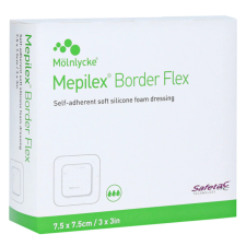 Mepilex Border Flex 7,8 x 10 cm ovális gyógyászati segédeszköz