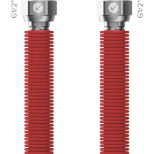 Merabell Aqua Flexi tömlő G1/2"-G1/2" piros beépíthető gépek kiegészítői
