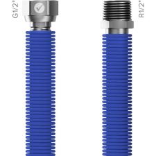 Merabell Aqua Flexi tömlő R1/2"-G1/2" kék beépíthető gépek kiegészítői