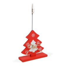 Mercaton Helykártyatartó klipszekkel - fenyő - 8,5 x 12 cm party kellék