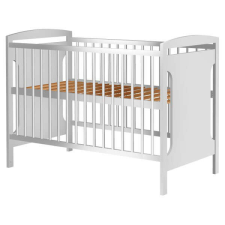Mercaton Hubners Karly 120x60 cm fehér fa gyerekágy kiságy, babaágy