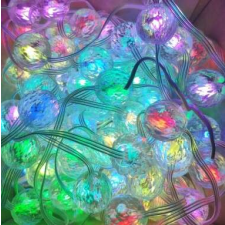 Mercaton Karácsonyi fényfüzér, okos, lineáris, sokszínű, 10 m, 100 nagy földgömb, 9051RGB karácsonyfa izzósor