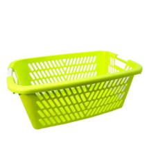 Mercaton® szennyeskosár 2 fogantyúval, anyaga műanyag, 61x40x23 cm, sárga bútor