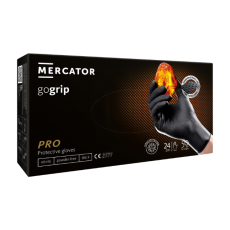  MERCATOR® gogrip black - XL, Nitril, 50