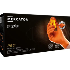 Mercator GoGrip Orange narancs Prémium nitril kesztyű L méret védőkesztyű
