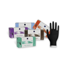 Mercator Gumikesztyű egyszer használatos nitril púdermentes XL 10-s méret 100 db/dob