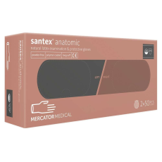 Mercator Gumikesztyű latex púdermentes, hosszú szárú s jobb/bal 2x50 db santex fehér