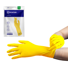  Mercator háztartási gumikesztyű sárga - L