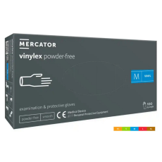 Mercator Vinylex púdermentes vinyl vizsgálókesztyű 100db