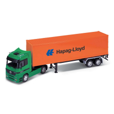  Mercedes-Benz Actros kamion pótkocsival 1:32 autópálya és játékautó