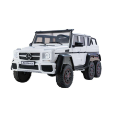 Mercedes G63 6x4 24 V ABL-1801 fehér 16886 elektromos járgány