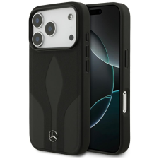 Mercedes Leather The Move Apple iPhone 17 Pro Max MagSafe hátlap tok, fekete tok és táska