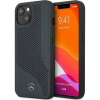 Mercedes MEHCP13SCDONA iPhone 13 Mini 5,4" Kék Bőr Perforált Keménytok (3666339020859)