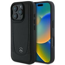 Mercedes MEHCP16LARMBK Leather Urban keménytok iPhone 16 Pro - fekete tok és táska