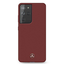 Mercedes MEHCS21LSILRE S21 Ultra G998 piros keménytok Silicone Line tok és táska