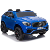 Mercedes Mercedes-AMG GLC, lakk kék  LCD kijelzővel 2 személyes  12V 4 motoros 4x45W Elektromos kisautó 2.4GHz szülői távirányítóval, nyitható ajtóval, EVA kerekekkel  4132