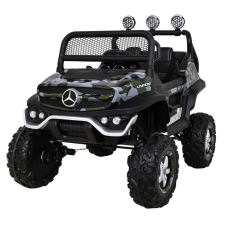 Mercedes Ramiz Mercedes Benz Unimog Elektromos autó - Fekete elektromos járgány