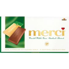 Merci Mogyorós-Mandulás Táblás Csokoládé 100g csokoládé és édesség