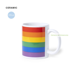 Mercurik szivárvány bögre, 370 ml bögrék, csészék