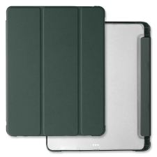 Mercury Clear Back könyvtok iPad Pro 13 (2024) - sötétzöld tablet tok