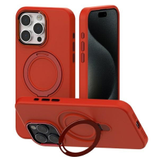 Mercury MagSafe állvány szilikon iPhone 15 Plus / 14 Plus 6,7&quot; piros tok tok és táska