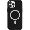 Mercury MagSafe Silicone Apple iPhone 12 Pro Max szilikon tok, fekete (8809793493844)