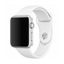 Mercury óraszíj szilikon Apple Watch 42/44/ 45 mm fehér okosóra kellék