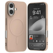 Mercury Semi-Silicone MagSafe-kompatibilis tok iPhone 16 - halvány rózsaszín tok és táska