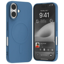 Mercury Semi-Silicone MagSafe-kompatibilis tok iPhone 16 - kék tok és táska