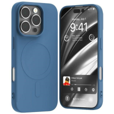 Mercury Semi-Silicone MagSafe-kompatibilis tok iPhone 16 Pro - kék tok és táska