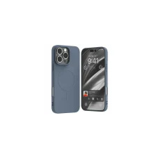 Mercury Semi-Silicone MagSafe-kompatibilis tok iPhone 16 Pro Max - sötétkék tok és táska