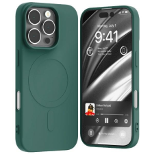 Mercury Semi-Silicone MagSafe-kompatibilis tok iPhone 16 Pro - zöld tok és táska