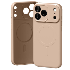 Mercury Semi-Silicone MagSafe-kompatibilis tok iPhone 17 Pro Max - pasztell rózsaszín tok és táska