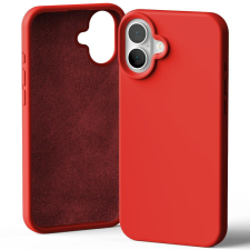 Mercury Silicone tok iPhone 16 Plus - piros tok és táska