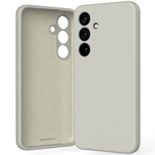 Mercury Silicone tok Samsung Galaxy S25 - bézs tok és táska