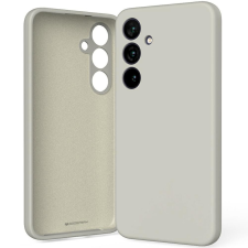Mercury Silicone tok Samsung Galaxy S25 Plus - bézs tok és táska
