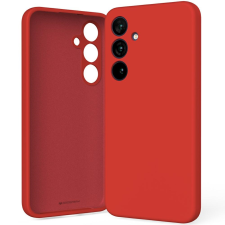 Mercury Silicone tok Samsung Galaxy S25 Plus - piros tok és táska