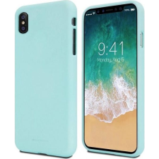 Mercury Soft Apple iPhone 12/12 Pro szilikon tok, menta (110872) tok és táska