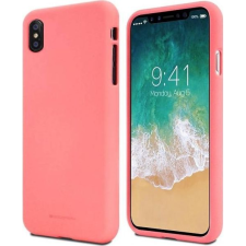 Mercury Soft Apple iPhone 12 Pro Max szilikon tok, rózsaszín (110869) tok és táska