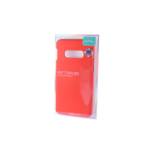 Mercury Soft Feeling Samsung Galaxy S10E G970F TPU Műanyagtok Tok Piros tok és táska