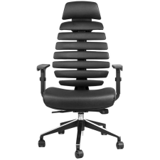 MERCURY STAR Fish Bones PDH fekete műanyag, fekete műbőr forgószék