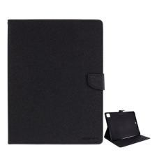 Mercurycase MERCURY Goospery Fancy tok álló, bőr hatású (FLIP, oldalra nyíló, asztali tartó funkció, textil minta) FEKETE [Apple IPAD Pro 12.9 (2020)] tablet tok