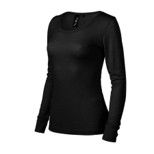Merino Rise LS póló női fekete L női póló