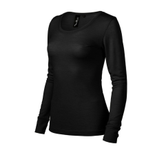 Merino Rise LS póló női fekete M női póló