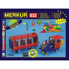  Merkur vasúti model készlet 10 modell 300 darabos barkácsolás, építés