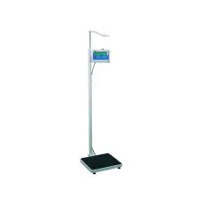 Mérleg állványos magasságmérővel, LCD kijelző, EU hiteles gyógyászati segédeszköz