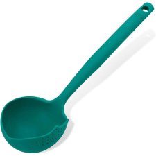Merőkanál Tasty 678202, Lefolyónyílások, Puha nyél, 30 cm, Szilikon, Zöld konyhai eszköz